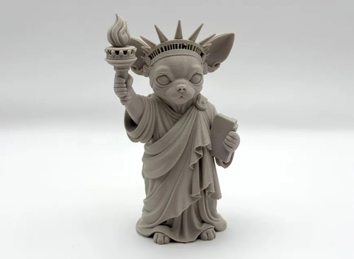 Escultura Decorativa- Chihuahua De La Libertad - Foto 3