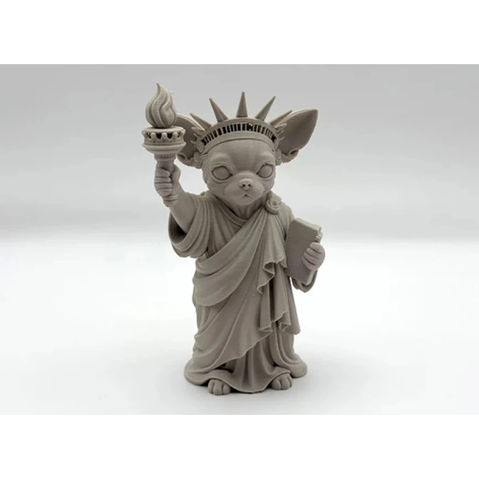 Escultura Decorativa- Chihuahua De La Libertad 3