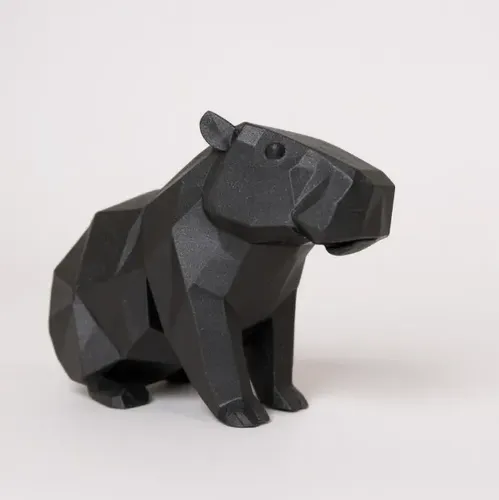 Figura Decorativa Capibara Negro