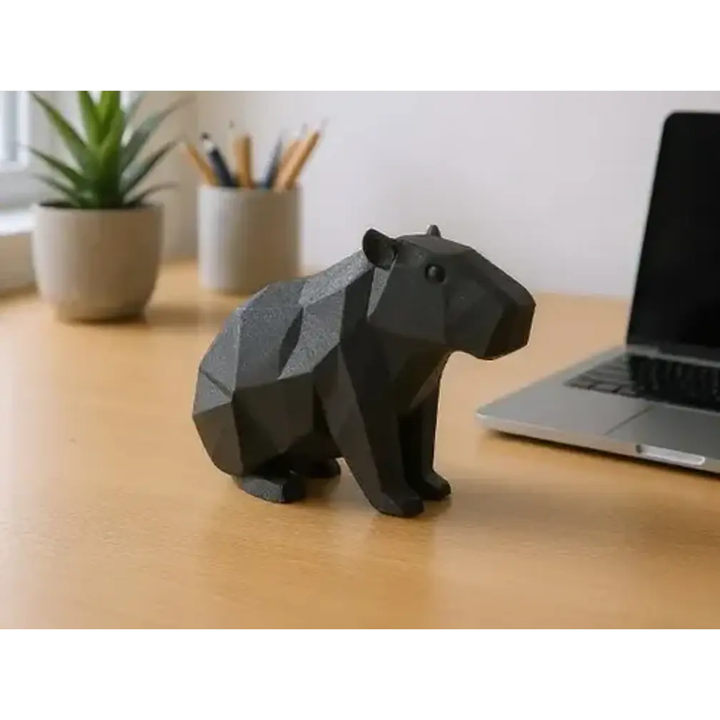 Figura Decorativa Capibara Negro 2