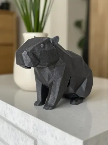 Figura Decorativa Capibara Negro - Foto 3