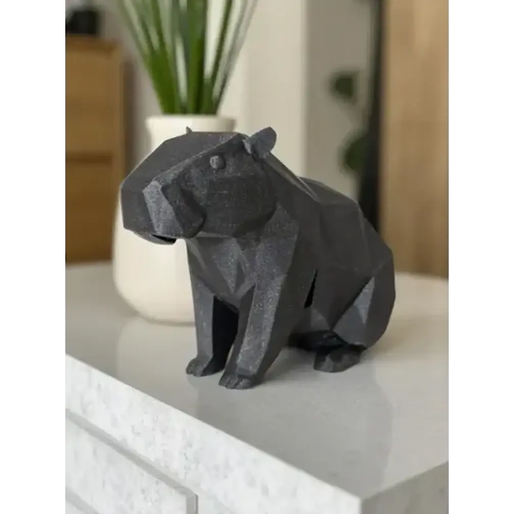 Figura Decorativa Capibara Negro 3