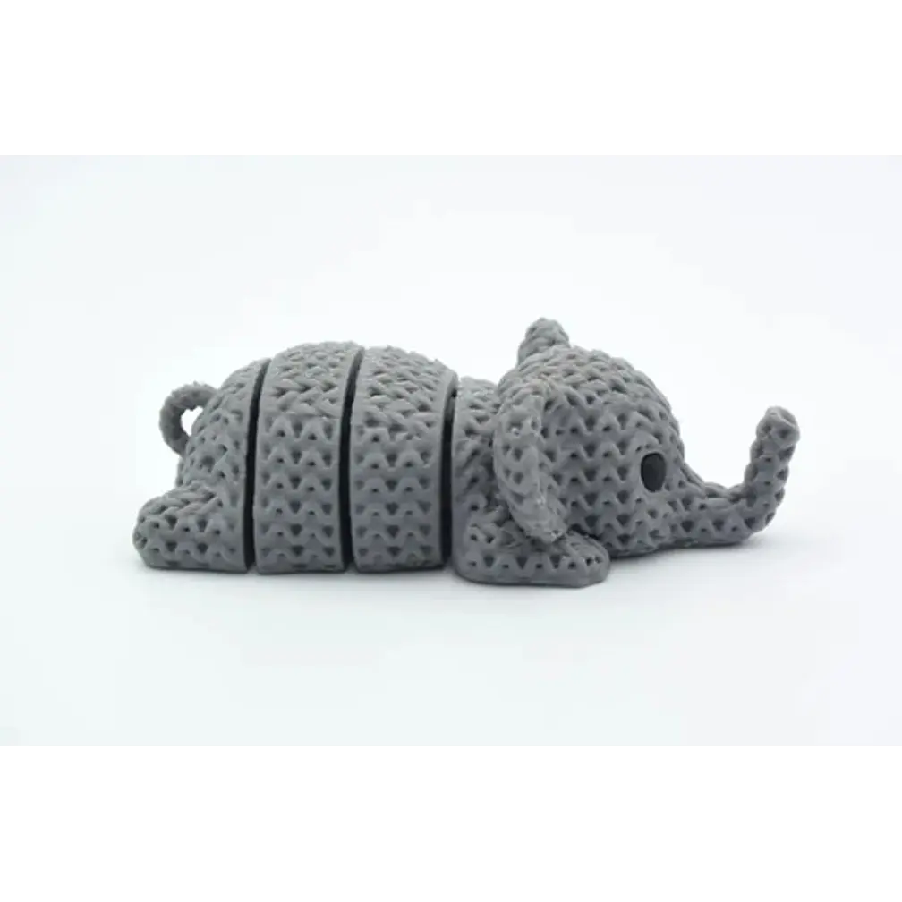 Llavero Elefante Tejido Articulado 2