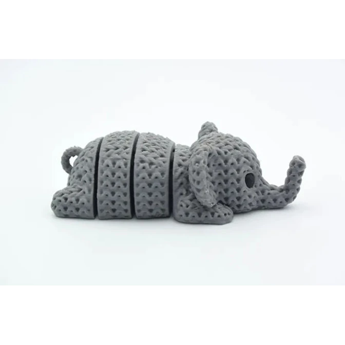 Llavero Elefante Tejido Articulado 2