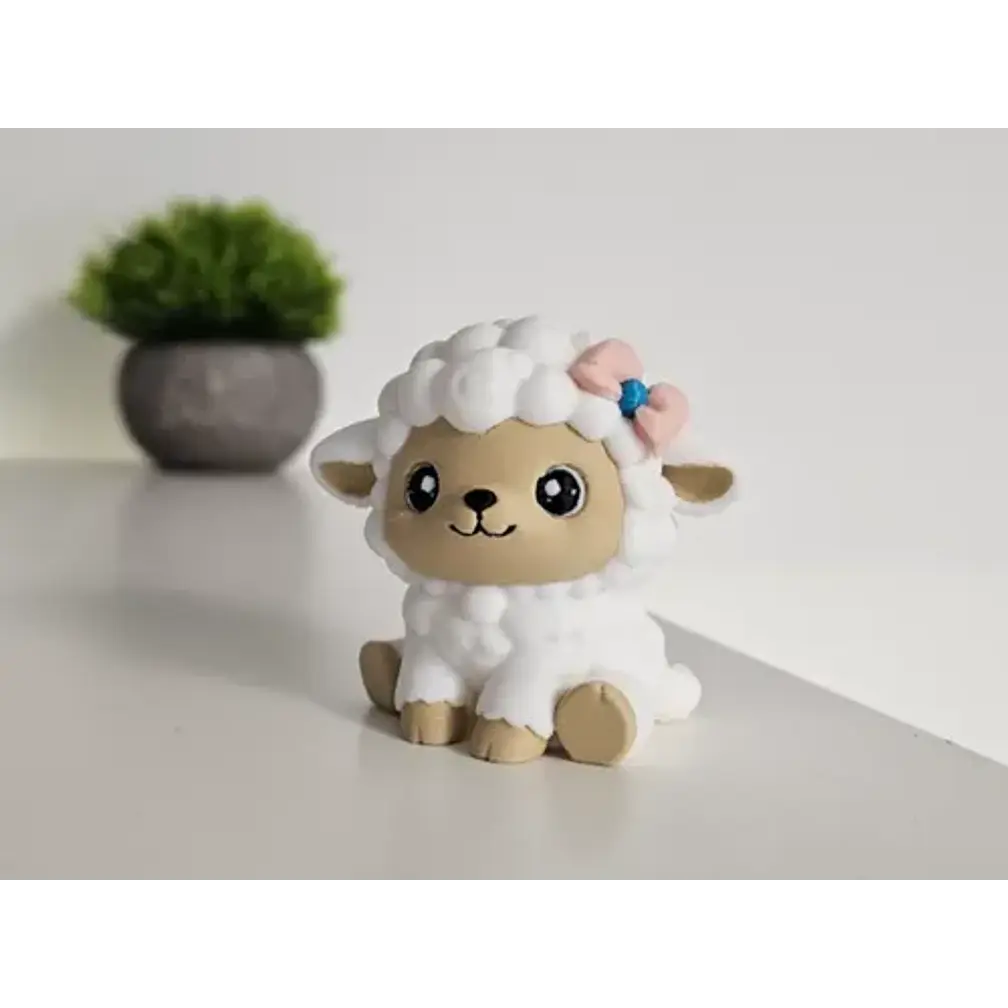 Escultura Decorativa- Mini Oveja Tierna 1