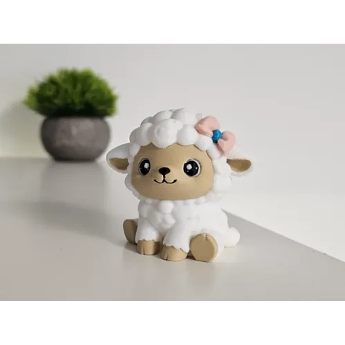 Escultura Decorativa- Mini Oveja Tierna 1