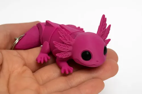 Llavero Axolotl Articulado - Foto 2