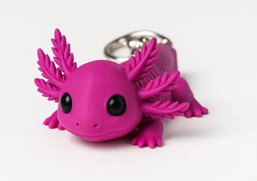 Llavero Axolotl Articulado - Foto 3