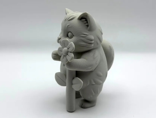 Escultura Decorativa- Gatito Flor - Foto 3