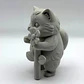 Escultura Decorativa- Gatito Flor - Miniatura 3