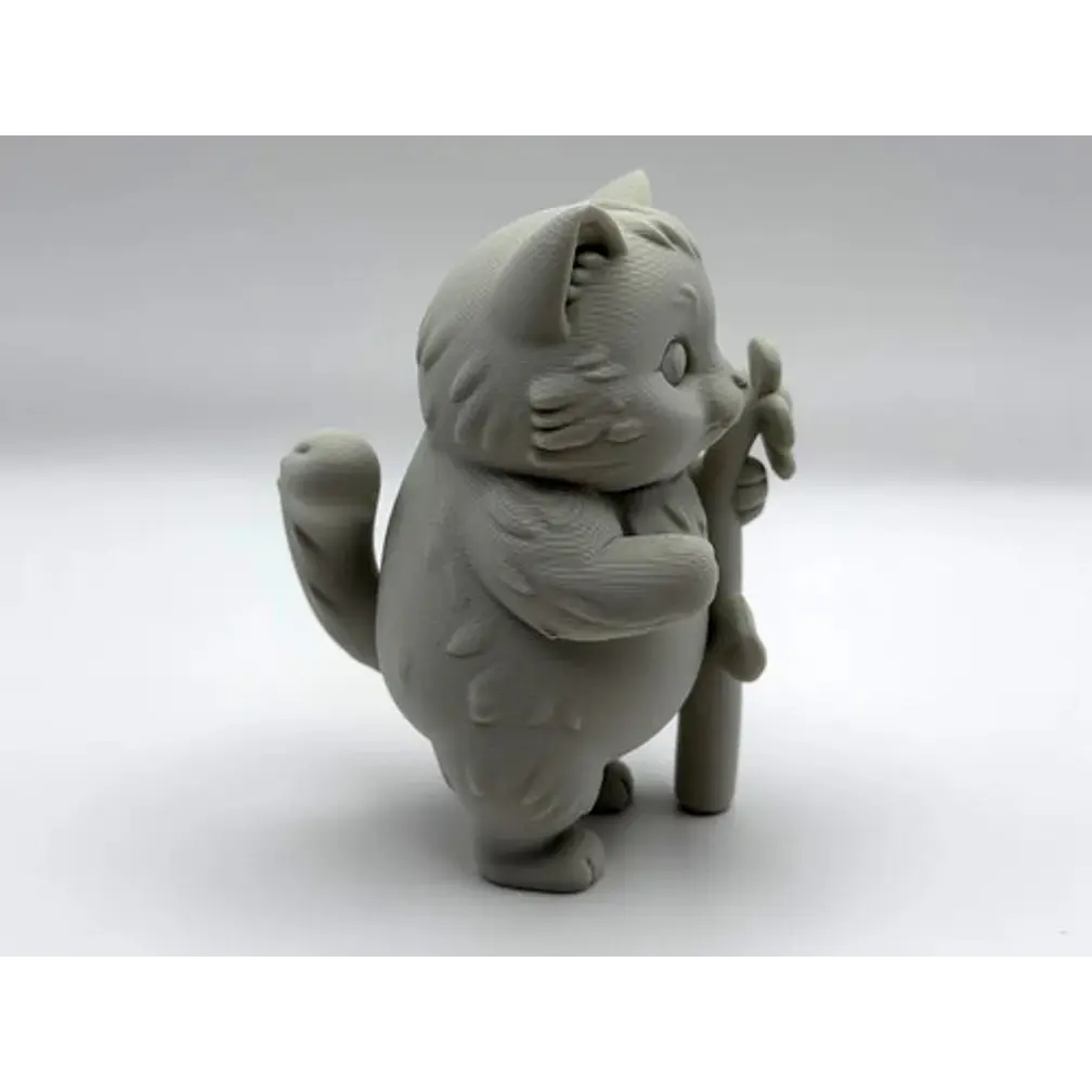 Escultura Decorativa- Gatito Flor 4