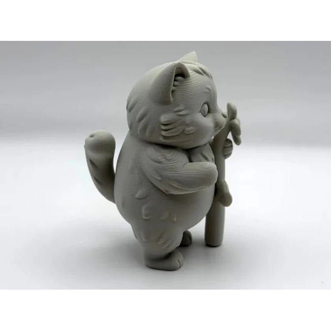 Escultura Decorativa- Gatito Flor 4