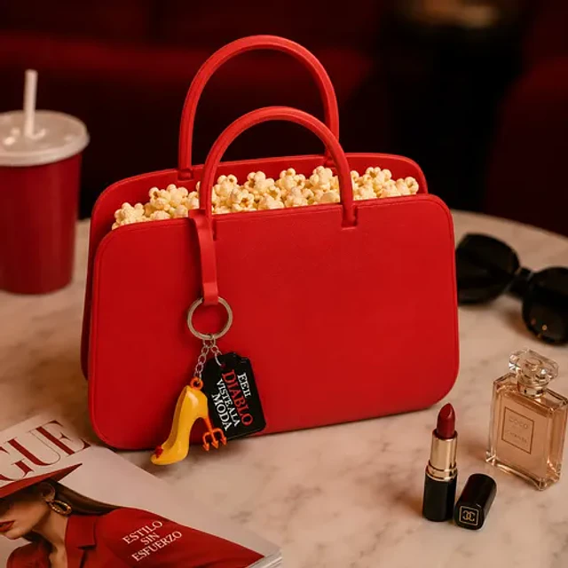 Cartera Y Palomera El Diablo Viste A La Moda 2 Con Llaveros