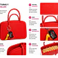 Cartera Y Palomera El Diablo Viste A La Moda 2 Con Llaveros - Miniatura 5