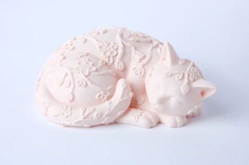 Escultura Decorativa- Gato Sakura - Foto 3