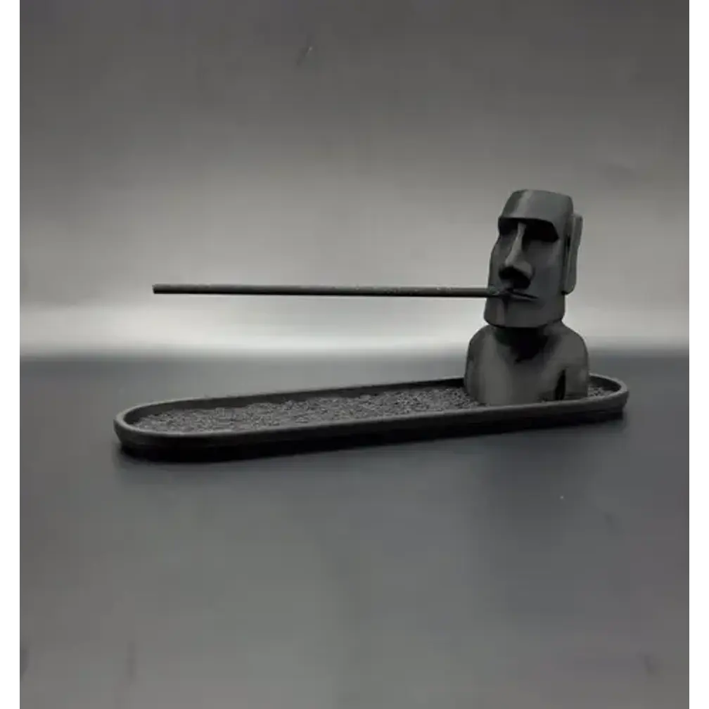 Porta Incienso De Moai 4