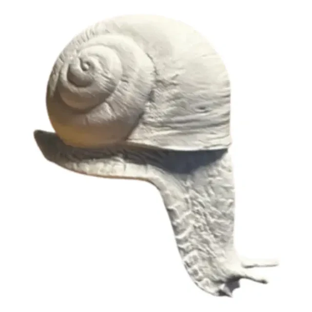 Figura Decorativa Caracol Blanco