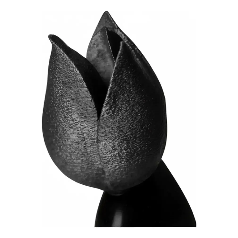 Figura Decorativa Tulipan Negro Elegante 1
