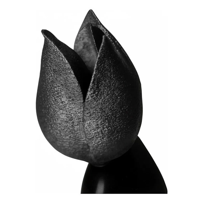 Figura Decorativa Tulipan Negro Elegante 1