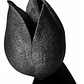 Figura Decorativa Tulipan Negro Elegante - Miniatura 1