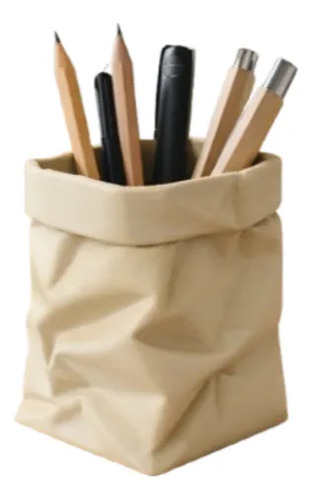 Portalápices- Bolsa De Papel