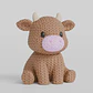 Mini Figura - Vaca Estilo Tejido - Miniatura 2