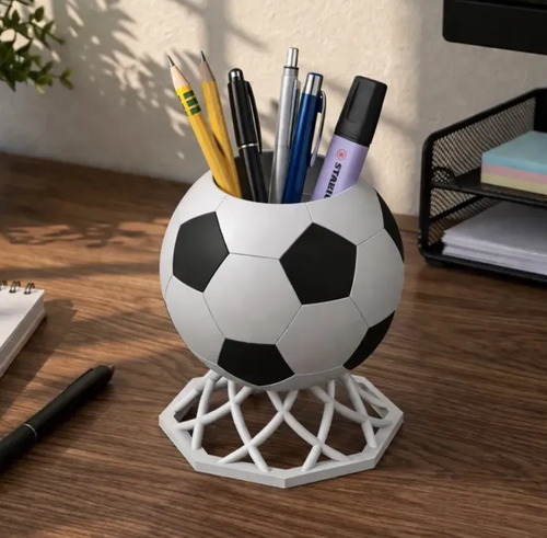 Portalápices De Balón De Futbol - Foto 2