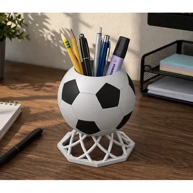 Portalápices De Balón De Futbol 4
