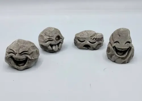 Figuras Decorativas Piedras Felices (pack 4 Un) - Foto 3