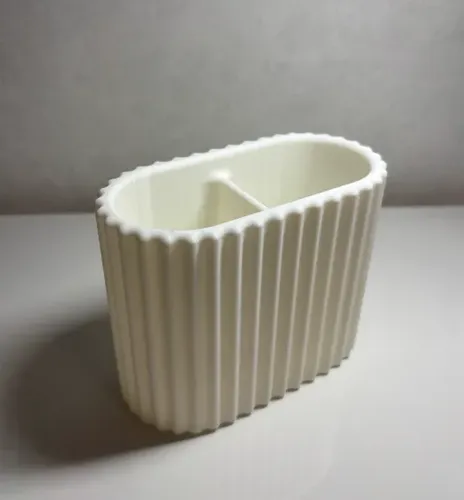 Figura Decorativa Organizador De Baño Portacepillos