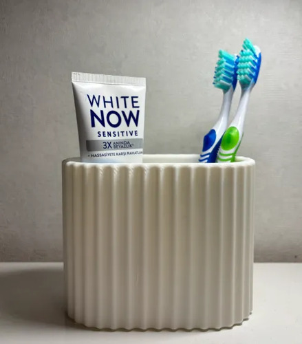 Figura Decorativa Organizador De Baño Portacepillos - Foto 3