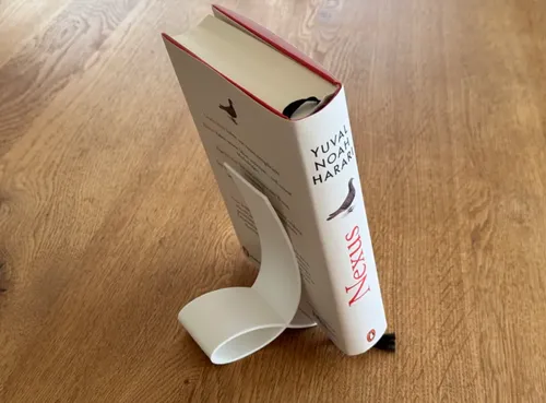 Figura Decorativa Soporte Para Libros Curvo - Foto 2