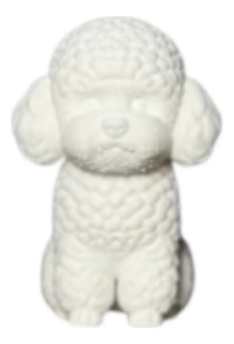 Figura Decorativa Creativa Perrito Blanco