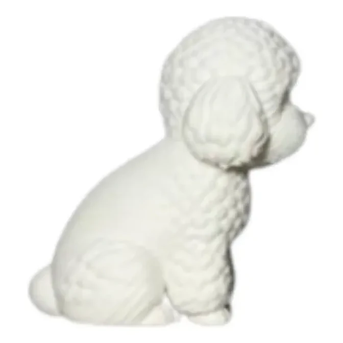 Figura Decorativa Creativa Perrito Blanco 2