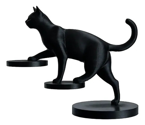 Estatua De Gato Equilibrado