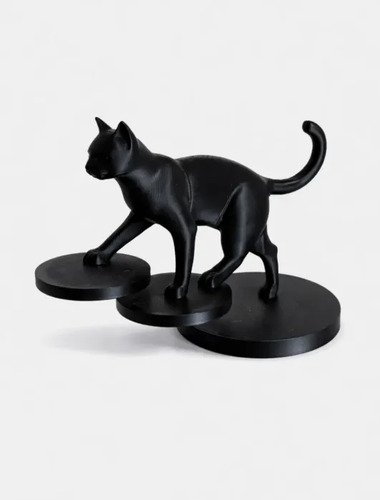 Estatua De Gato Equilibrado - Foto 3