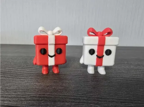 Pack 2 Pequeños Regalo De Navidad Bonito