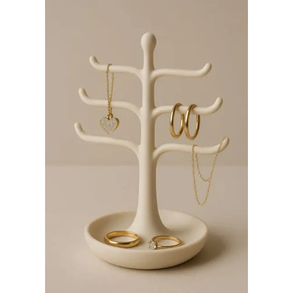 Figura Decorativa Moderno Árbol Joyero 2