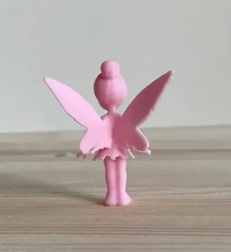 Figura De Decoración De Hada Rosada