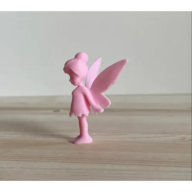 Figura De Decoración De Hada Rosada 3