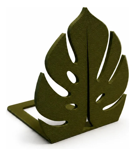 Figura Decorativa Soporte Para Libros Monstera
