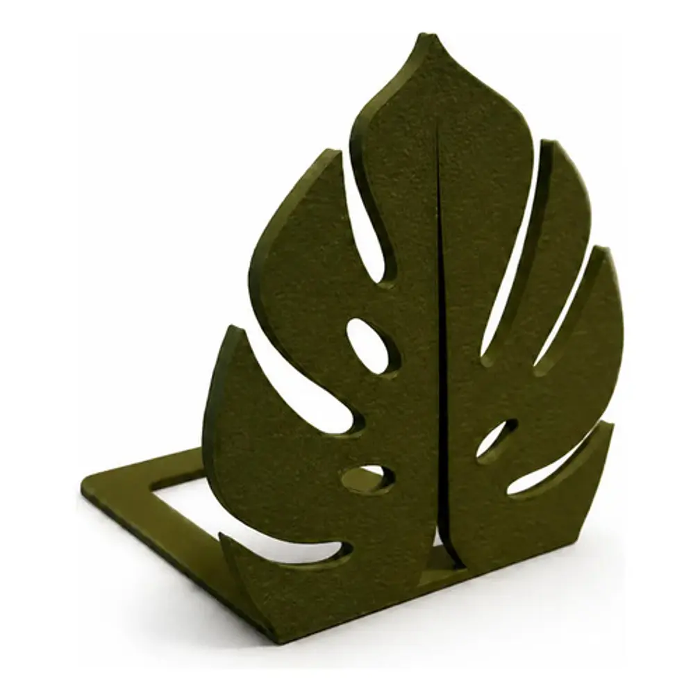 Figura Decorativa Soporte Para Libros Monstera 1