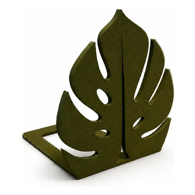 Figura Decorativa Soporte Para Libros Monstera 1