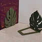 Figura Decorativa Soporte Para Libros Monstera - Miniatura 2