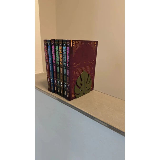 Figura Decorativa Soporte Para Libros Monstera 4