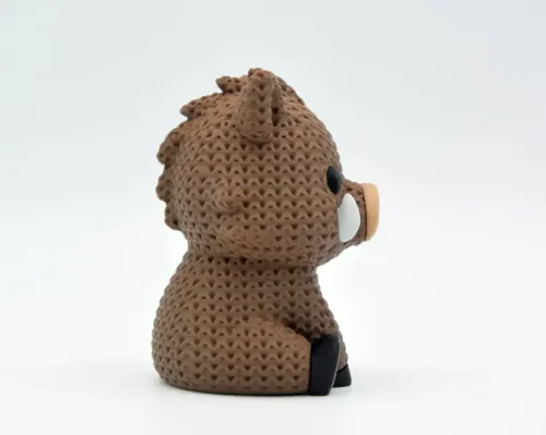 Figura Jabalí Estilo Tejido - Foto 2