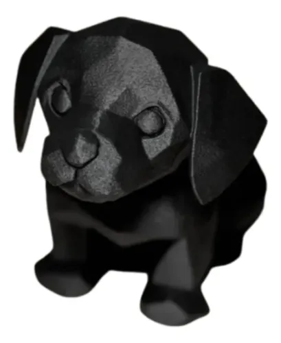 Figura Decorativa Lindo Perrito Negro