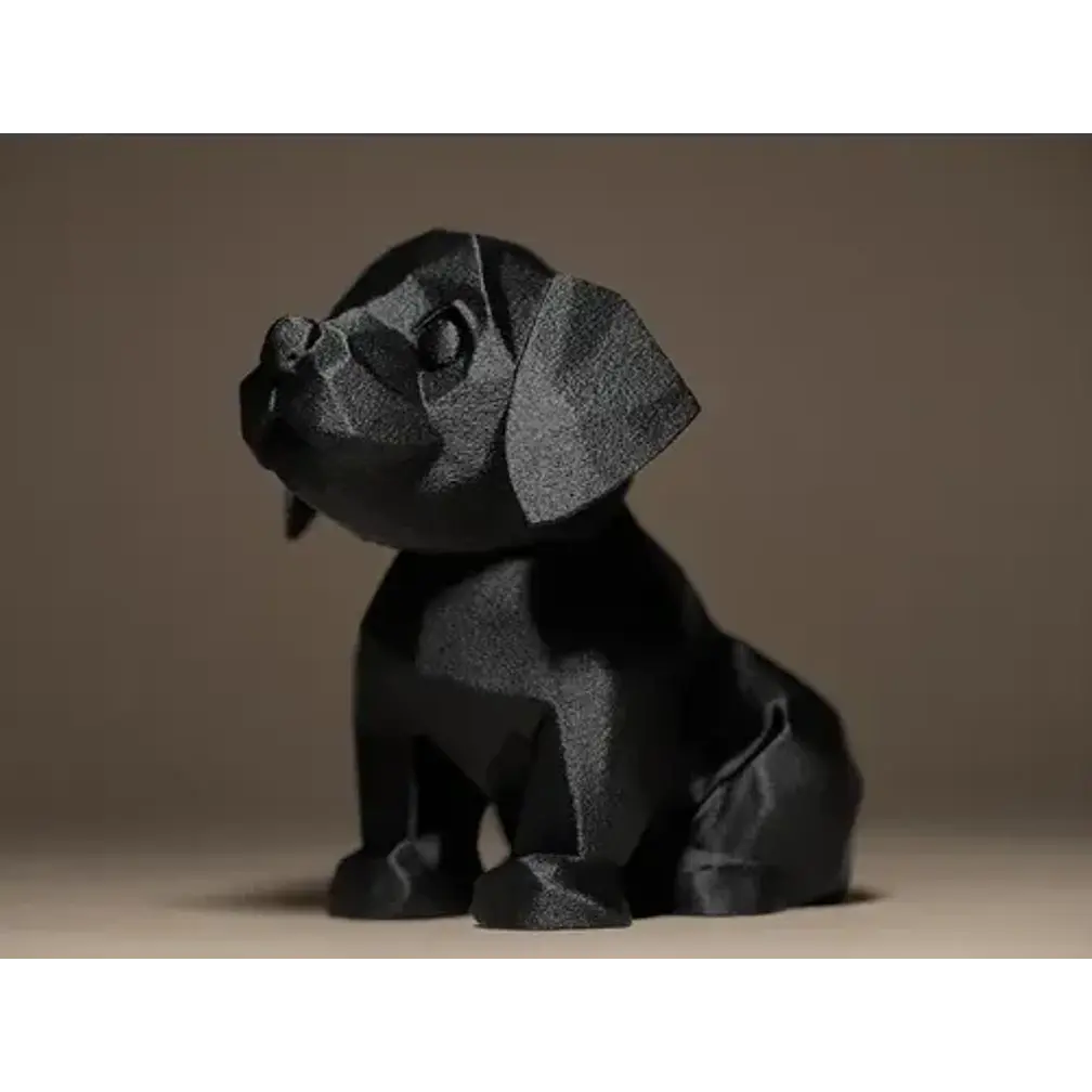 Figura Decorativa Lindo Perrito Negro 2