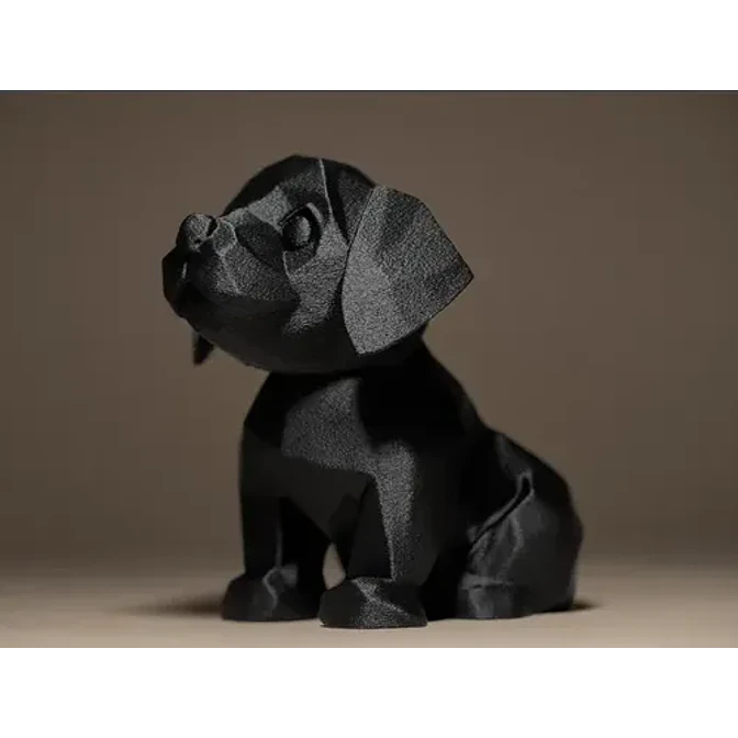 Figura Decorativa Lindo Perrito Negro 2