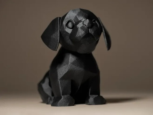 Figura Decorativa Lindo Perrito Negro - Foto 3